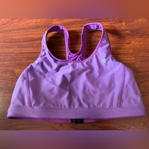 Champion Lavender Racerback Athletic Sports Bra- REVERSIBLE